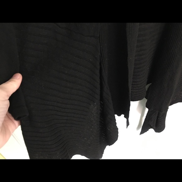 Wrap Sweater with Scattered Iridescent Sparkle - Picture 8 of 9